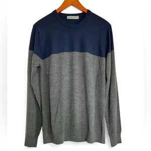 Icebreaker 100% Merino Wool Colorblock Crewneck Sweater Size M